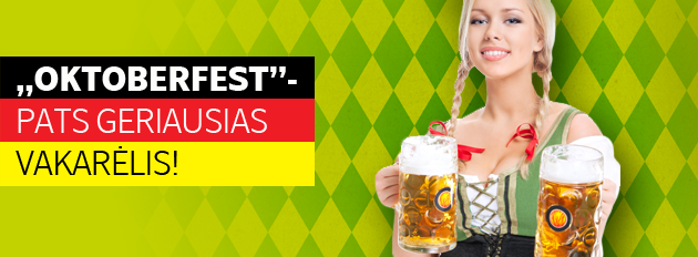 Specialios kainos vykstant į Oktoberfest šventę Vokietijoje